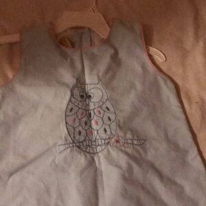Girls Light Blue TBBC Sleeveless Embroidered Casual Dress. New Without Tags.